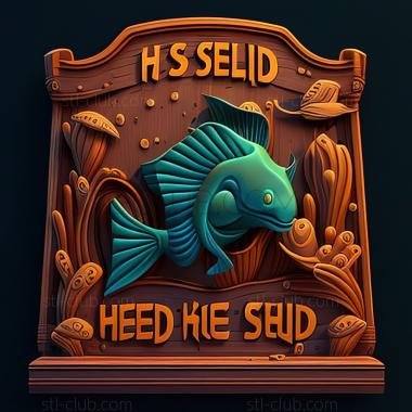 3D модель St Freddi Fish and the Case of the Missing Kelp Seeds играРЕЛИ (STL)